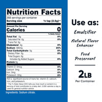 Thumbnail for Nutricost Sodium Citrate Powder 2LB (32.4oz) - Food Grade, Non-GMO - Emulsifier, Natural Flavor Enhancer, Food Preservant