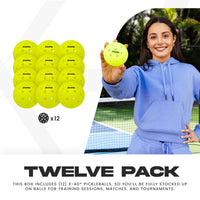 Thumbnail for Franklin Sports x-40 Performance Outdoor Pickleballs - Usapa Approved (12 Pack)