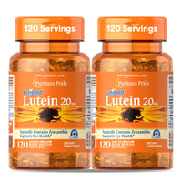 Thumbnail for Puritan's Pride Premium Lutigold Lutein Carotenoid 20mg with Zeaxanthin for Men and Women, Dietary Supplement for Eye Health Support, 8 Month Supply, 120 Easy-to-Swallow Softgels, 2 Pack