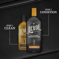 Thumbnail for Lexol All Leather Conditioner for Car Seats and Interiors, Couches and Furniture, Shoes and Boots, Bags and Jackets, Baseball Gloves and Horse Saddles, and More, 16.9 oz Bottle (Step 2 of 2)