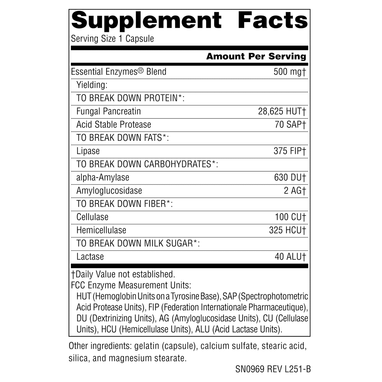 Source Naturals Essential Enzymes Digestive Aid* - 500mg - 240 Capsules