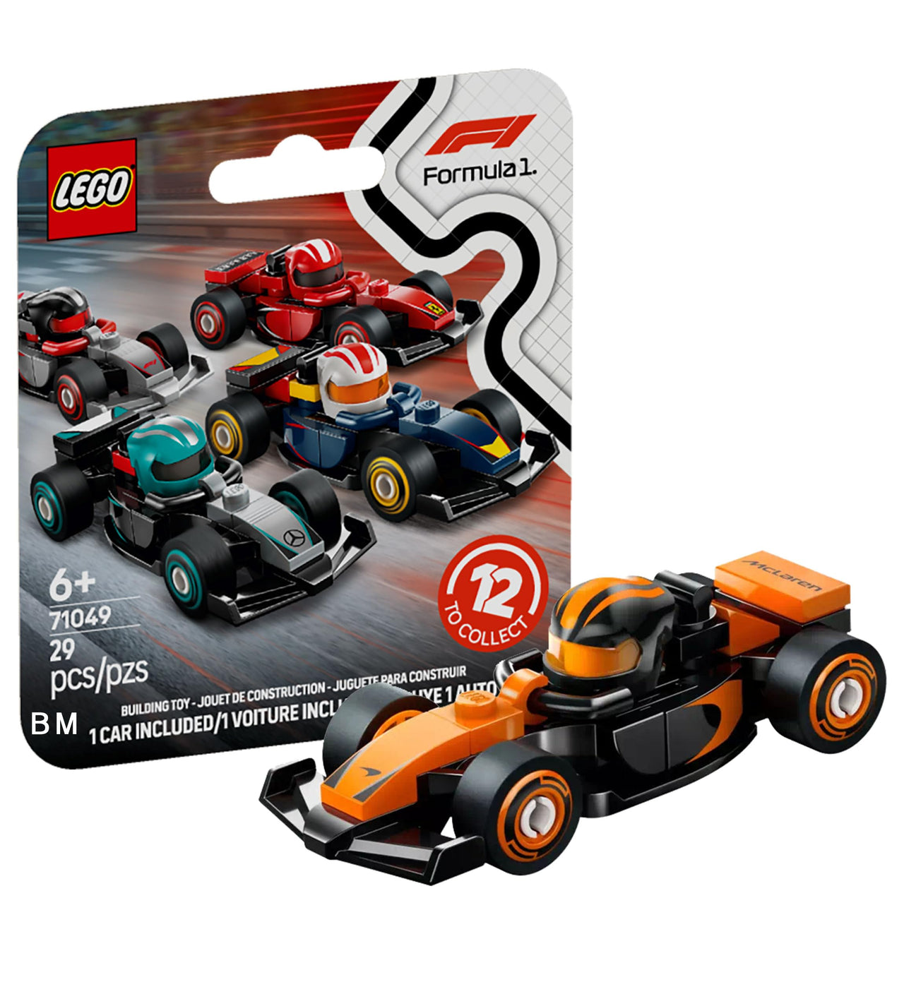 LEGO F1 Collectible Race Car McLaren | McLaren F1 Team Race Car [71049-4]