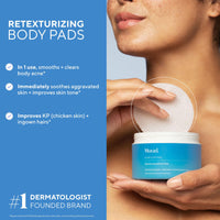 Thumbnail for Murad Acne Retexturizing Face & Body Pads - Smooth + Soothe - with Azelaic + Bacteria-Targeting Multi-Acids to Soothe Irritation, Redness, and Providing Oil-Free Hydration, 45Pc