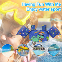 Thumbnail for Chriffer Kids Swim Vest Life Jacket for 30-55 Pounds Boys and Girls, Toddler Floaties with Shoulder Harness Arm Wings for 2,3,4,5,6,7 Years Old Baby