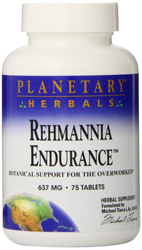 Thumbnail for Planetary Herbals Rehmannia Endurance Tablets, 75 Count