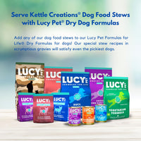 Thumbnail for Lucy Pet Products Kettle Creations Duck Dog Stew Recipe in Gravy 12.5oz, 12 Count (Pack of 1)