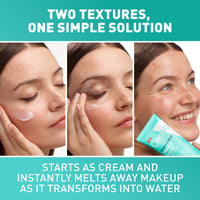 Thumbnail for CeraVe Cream-to-Water Makeup Melter with Squalane & Ceramides, Facial Cleanser for Makeup Removal & Double Cleansing & 48h Hydration, Fragrance-Free, Safe for Sensitive Skin, 4 oz