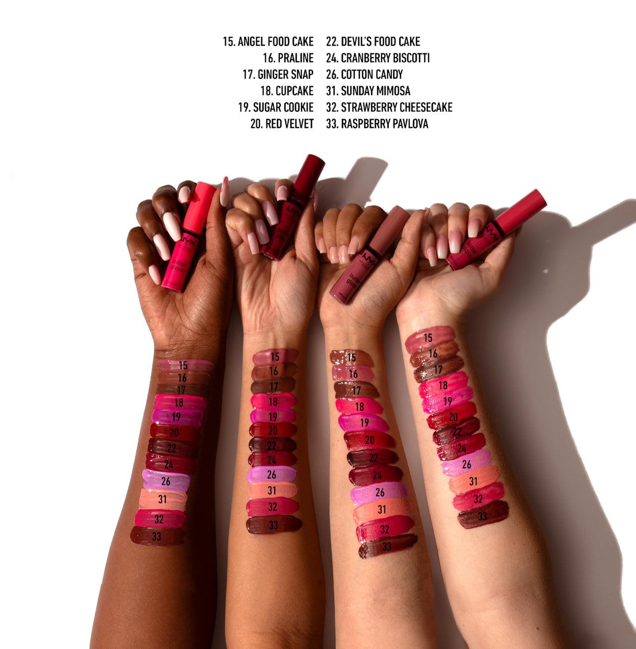 NYX Professional Makeup Butter Gloss, Non-Sticky Lip Gloss - Creme Brulee (Natural)