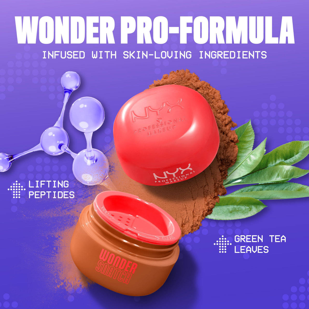 NYX PROFESSIONAL MAKEUP Wonder Snatch Setting Powder, Lifting Loose Powder With Up To 16HR Wear - Cinnamon Catch (Translucent Rich)