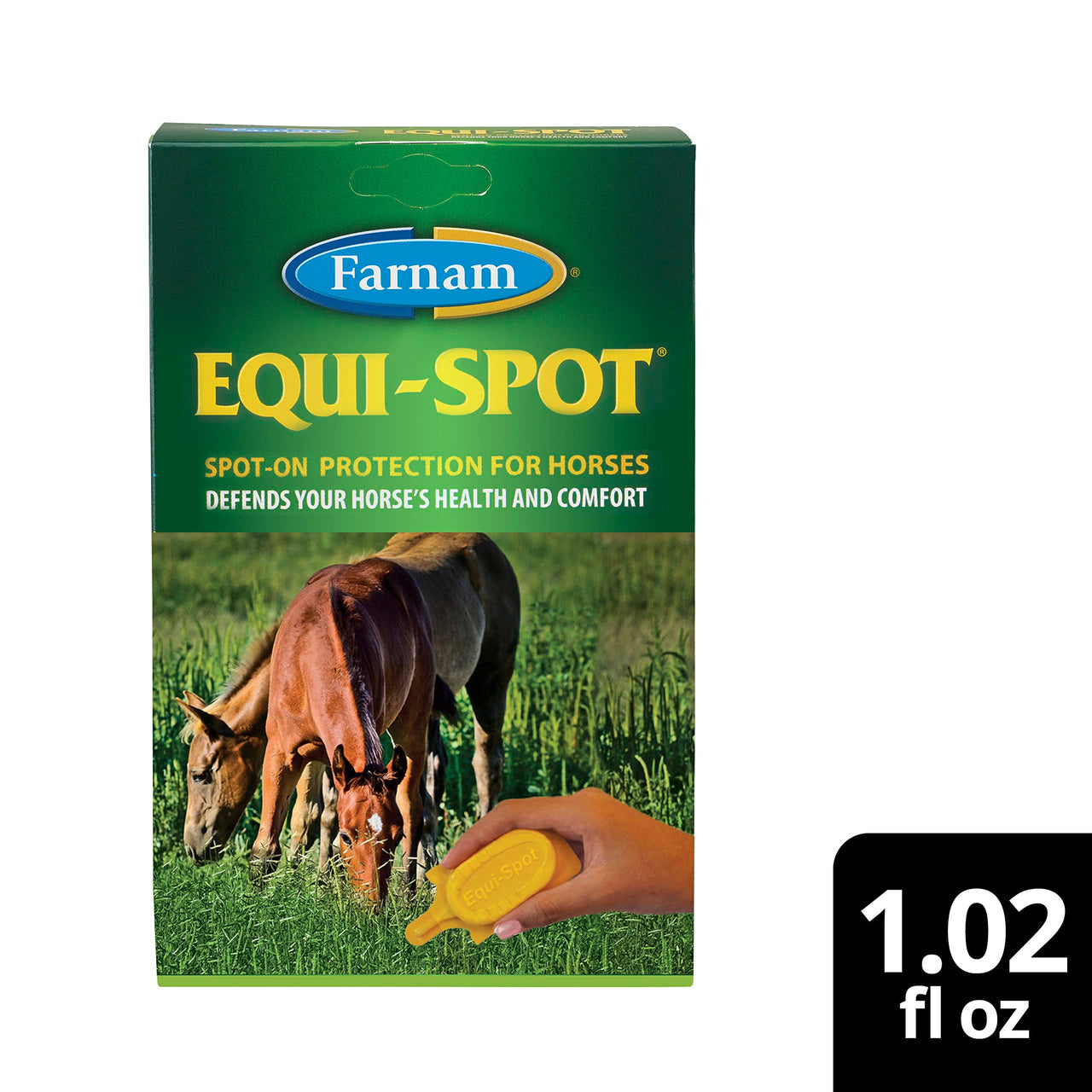 Farnam EQUI-SPOT Spot-on Protection for Horses 6 Week Supply 0.34 Fl Oz