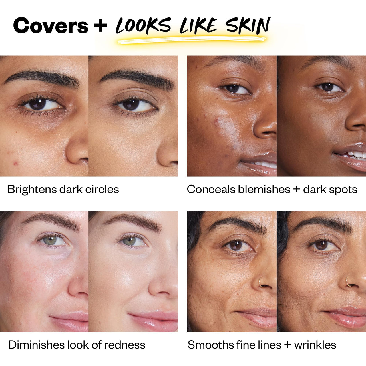 Kosas Mini Revealer Concealer - Medium Coverage Makeup, Conceals Dark Circles Under the Eyes, Dark Spots and Blemishes (Tone 1.5)