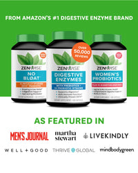 Thumbnail for Zenwise Health Digestive Enzymes, No Bloat, and Free Travel Tin with Probiotics for Digestive and Gut Health | Bloating Relief for Women and Men