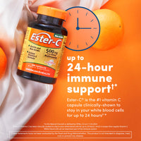 Thumbnail for American Health Ester-C with Citrus Bioflavonoids Capsules - Gentle On Stomach, Non-Acidic Vitamin C - 500 mg, 60 Servings, 120 Count