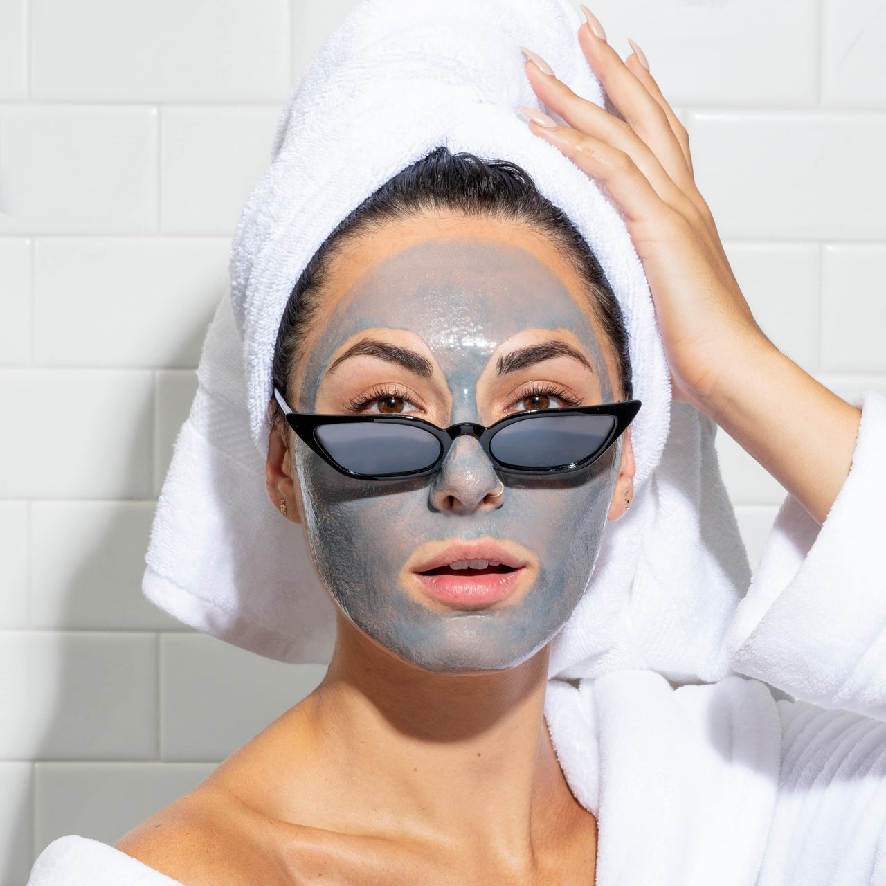 Bioré Blue Agave & Baking Soda Whipped Nourishing Detox Mask, 4 Ounces, Dermatologist Tested, Non-Comedogenic, Oil Free