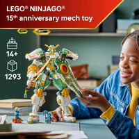 Thumbnail for LEGO NINJAGO Lloyd's Titan Mech 15th Anniversary Building Toy - Collectible Mech Set for Boys & Girls, Ages 14+ - Display as Bedroom Decor - Gift for Birthdays - 71860