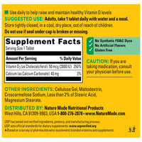 Thumbnail for Nature Made Vitamin D3 2000 IU (50 mcg), Vitamin D Supplement for Bone, Teeth, Muscle and Immune Health Support, 400 Tablets, 400 Day Supply