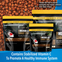 Thumbnail for MICROBE-LIFT MLLSSLG Summer Staple Floating Fish Food Pellets for Ponds, Water Gardens, and Fountains, for Live Goldfish and Koi, 4.75 Pounds