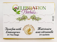 Thumbnail for Celebration Herbals Feverfew Lemongrass Tea Organic 24 TB