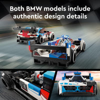 Thumbnail for LEGO Speed Champions BMW M4 GT3 & BMW M Hybrid V8 Race Cars, BMW Toy for Kids with 2 Buildable Models and 2 Driver Minifigures, Car Toy Birthday Gift Idea for Boys and Girls Ages 9 and Up, 76922