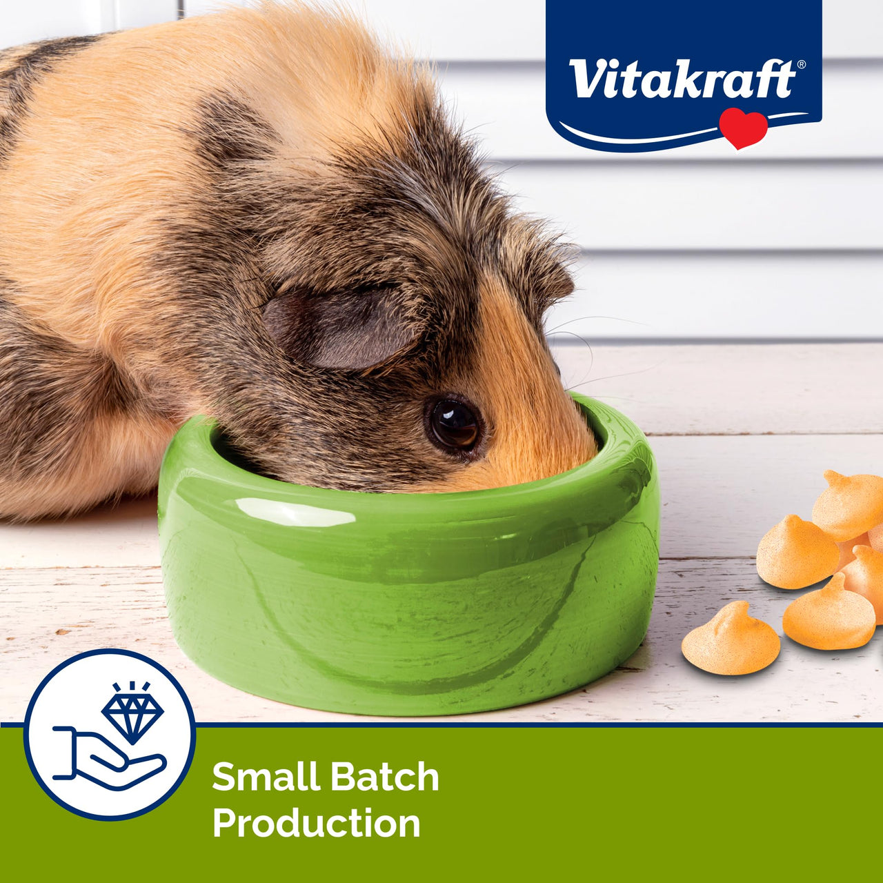 Vitakraft Drops with Orange Flavor Guinea Pig Treats 5.3 oz Bag Delicious Yogurt Enriched Snacks with Vitamin C Essential Nutrients and Wholesome Nourishment for Small Pets