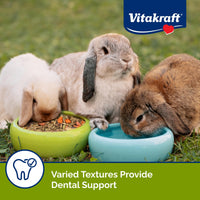 Thumbnail for Vitakraft Menu Premium Rabbit Food - Alfalfa Pellets Blend - Vitamin and Mineral Fortified, Carrots, Greens, Grains, Fruits, 5 Lb.