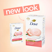 Thumbnail for Dove Beauty Bar Soap Rebalancing White Peach & Rice Milk 6 Count for a Nourished and Moisturized Skin, with ¼ Moisturizing Cream Plant-Based Formula, 3.75 oz