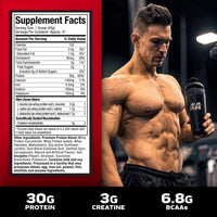 Thumbnail for Muscletech Whey Protein Powder (Cookies & Cream, 4 Pound) - Nitro-Tech Muscle Building Formula with Whey Protein Isolate & Peptides - 30g of Protein, 3g of Creatine & 6.8g of BCAA