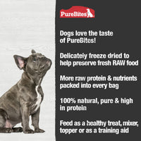 Thumbnail for PureBites Chicken Breast Freeze Dried Dog Treats, 1 Ingredient, Made in USA, 11.6oz