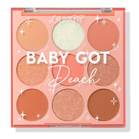 Thumbnail for ColourPop Baby Got Peach Eyeshadow Palette - Orange & Coral Shadows with Metallic, Matte and Glitter Finishes - High-Pigment Eye Makeup with a Long-Wearing Formula (0.3 oz)