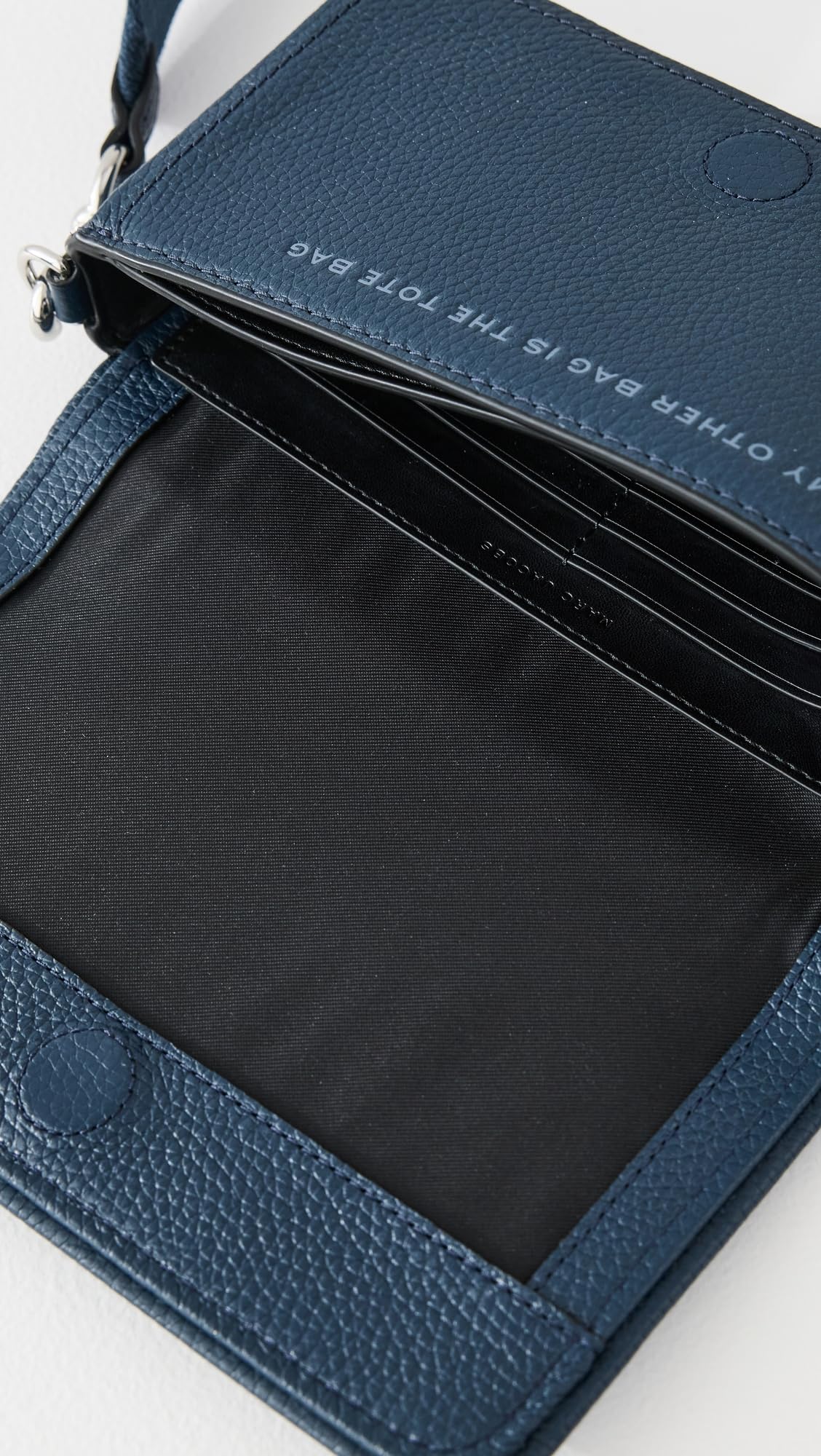 Marc Jacobs The Leather Mini Bag, Blue Sea