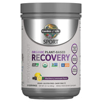 Thumbnail for Garden of Life Sport Organic Plant-Based Recovery Powder – Muscle Recovery Supplement for Women & Men with Vitamins and Magnesium, Non-GMO, Gluten-Free, BlackBerry Lemonade Flavor, 30 Servings
