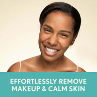 Thumbnail for Aveeno Calm + Restore Unscented Makeup Remover Face Wipes, Fragrance Free Facial Cleansing Towelettes with Oat Extract & Calming Feverfew Leave Skin Feeling Soothed, Alcohol Free, 25 ct