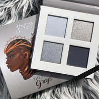 Thumbnail for Juvia's Place Rebel Quad Grey Eyeshadow Palette - Professional Eye Makeup, Pigmented Eyeshadow Palette, Makeup Palette for Eye Color & Shine, Pressed Eyeshadow Cosmetics, Shades of 4, 1.0 Count
