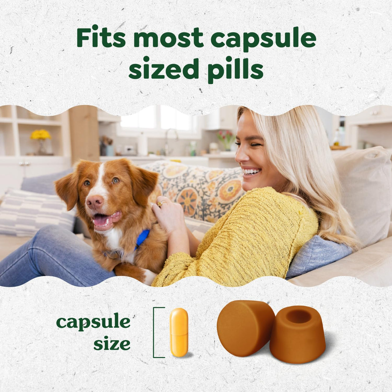 Greenies Pill Pockets for Dogs Large Size, Dog Treat Pouch for Capsule Medication, Chicken Flavor, 15.8 oz. Pouch