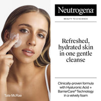 Thumbnail for Neutrogena Hydro Boost Hydrating Face Wash & Makeup Remover, Gentle Facial Cleanser Gel with Hyaluronic Acid, Locks Moisture for Soft Supple Skin, Hypoallergenic, Oil-Free, Soap-Free, 7.8 fl oz