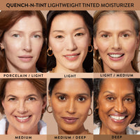 Thumbnail for LAURA GELLER NEW YORK Quench-n-Tint Hydrating Foundation - Medium/Deep - Sheer to Light Buildable Coverage - Natural Glow Finish - Lightweight Formula with Hyaluronic Acid