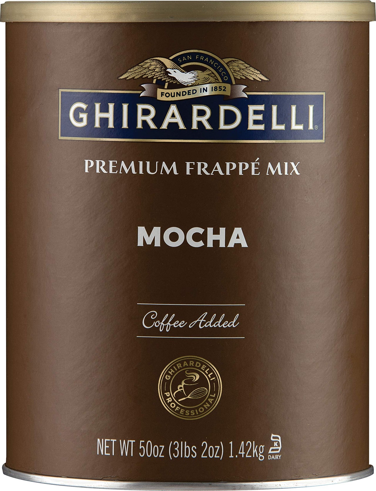 Ghirardelli Mocha Frappe, Powder, 3.12 lb