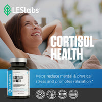 Thumbnail for LES Labs Cortisol Health – Stress Relief, Balanced Cortisol Response, Relaxation & Deep Sleep – Phosphatidylserine, Magnesium, Magnolia Bark, Rhodiola Rosea & Ashwagandha – Non-GMO – 60 Capsules