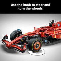 Thumbnail for LEGO Technic Ferrari SF-24 F1 Model Car Kit - Building Set for Adults, Ages 18+ with Realistic Features - Ferrari DIY Craft for Display - Gift Idea for F1 Fans - 42207