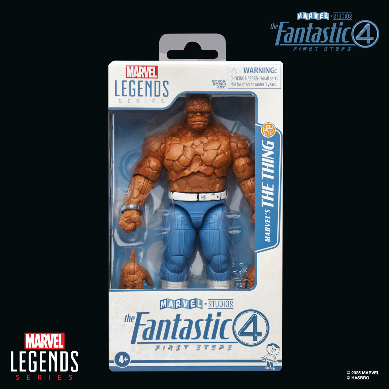 Marvel Legends Series Marvel's The Thing, The Fantastic Four: First Steps Ben Grimm Movie Collectible 6 Inch Action Figure Toy