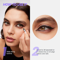 Thumbnail for Wonderskin Eyeliner Pencil, 1440 Longwear Black Glitter Eyeliner Pencil - Waterproof, Sharpenable & Smudge Proof (Black Truffle)
