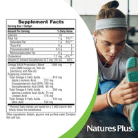 Thumbnail for NaturesPlus Ultra Omega 3/6/9 - Borage, Fish & Flax Oil Supplement - 90 Softgels - Gluten Free - 90 Servings
