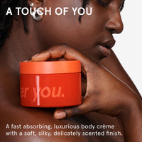 Thumbnail for Glossier Crème de You Dry-Touch Body Butter - Signature You Fragrance Scented Body Cream for Dry Skin & 24 Hour Hydration - Shea Butter & Jojoba Oil - Warm & Spicy - Dermatologist-Tested, Vegan, 215ml