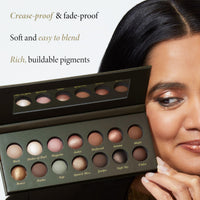 Thumbnail for LAURA GELLER NEW YORK The Delectables Earthy Essentials Baked Eyeshadow Palette | 14 Pigmented Eyeshadows Blendable Natural Look