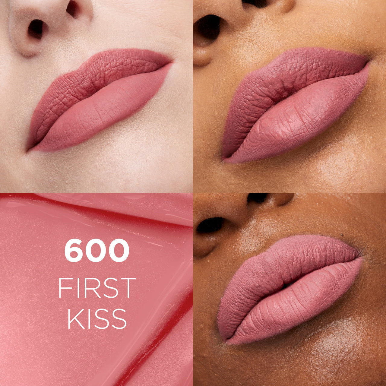 L’Oréal Paris Infallible Matte Resistance Liquid Lipstick, up to 16 Hour Wear, First Kiss 600, 0.16 Fl Oz