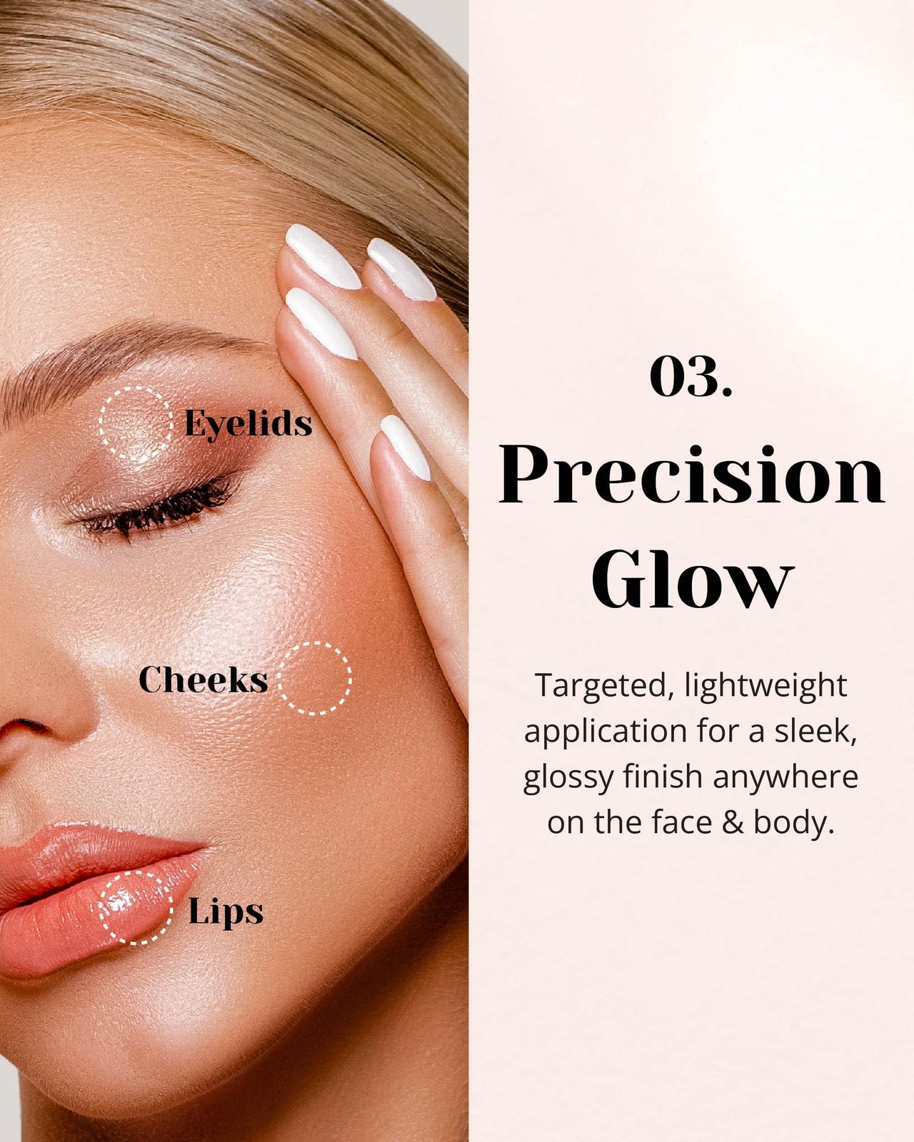 Glint Liquid Gel Highlighter (Dewy Moon, 0.1oz + Glitter Veil, 0.1oz) - Multi-Use Face & Body Gloss Set for Smooth Glow and Long-Lasting Healthy Radiance. Korean Makeup for Eyes, Cheeks, Nose & Lips
