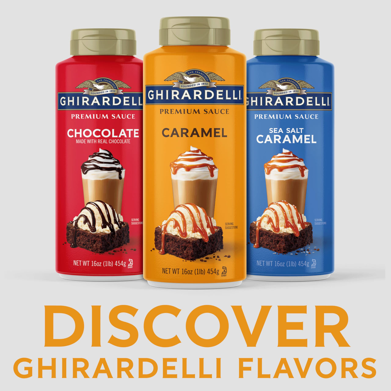 GHIRARDELLI Premium Caramel Sauce, 16 Oz