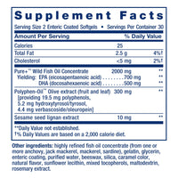 Thumbnail for Life Extension Super Omega-3 EPA/DHA Fish Oil, Sesame Lignans & Olive Extract – Heart Health, Brain Health, Inflammation Health Support, Gluten-Free, Enteric-Coated, Non-GMO, 60 Softgels