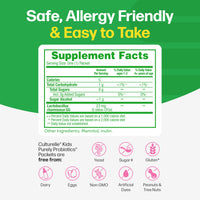 Thumbnail for Culturelle Kids Daily Probiotic Packets for Kids, (Ages 3+) - 50 Count – From the #1 Pediatrician-Recommended Brand – Flavorless Daily Probiotics for Digestive Health & Immune Support