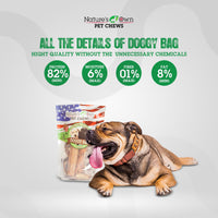 Thumbnail for Nature's Own Pet Chews Doggy Bag Treat, 12 Piece - Nature's Own Healthy Pet Chews - Great for Teeth & Gums - Natural Protein Full of Vitamins & Minerals
